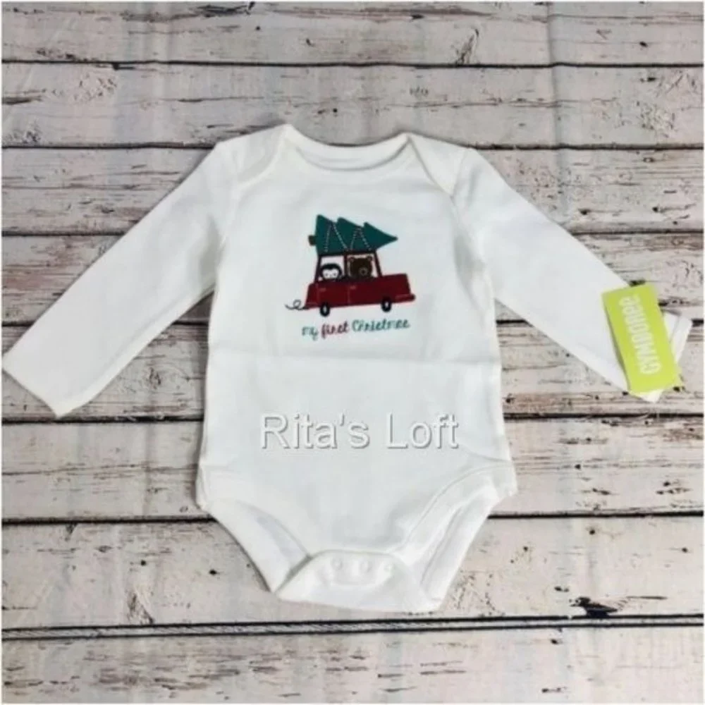 GYMBOREE My First‎ Christmas Bodysuit Holiday Tree